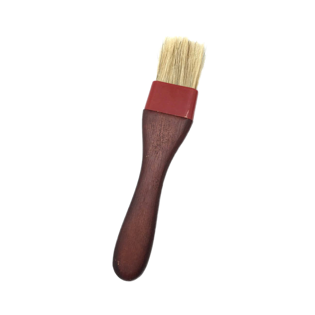 pastry basting brush with rosewood handle | heat-resistant sauce brush